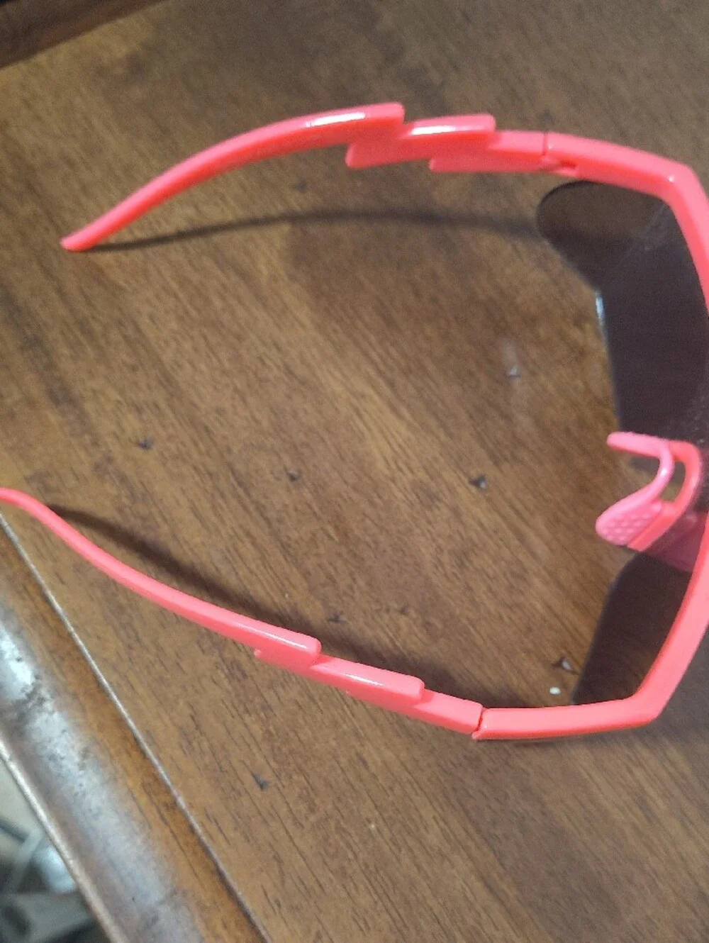 Neon Pink Kids Sport Sunglasses - UV Protective Wraparound